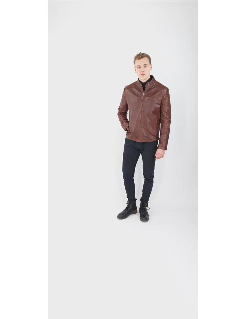 Sheep nappa deals leather jacket